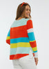 Zaket & Plover Zaket & Plover - Chunky Cotton V - Aquatic available at The Good Life Boutique