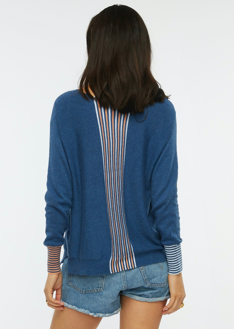 Zaket & Plover Zaket & Plover - Spot Sweater - Jean available at The Good Life Boutique