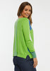 Zaket & Plover Zaket & Plover - Spot Sweater - Lime available at The Good Life Boutique