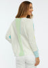 Zaket & Plover Zaket & Plover - Spot Sweater - White available at The Good Life Boutique