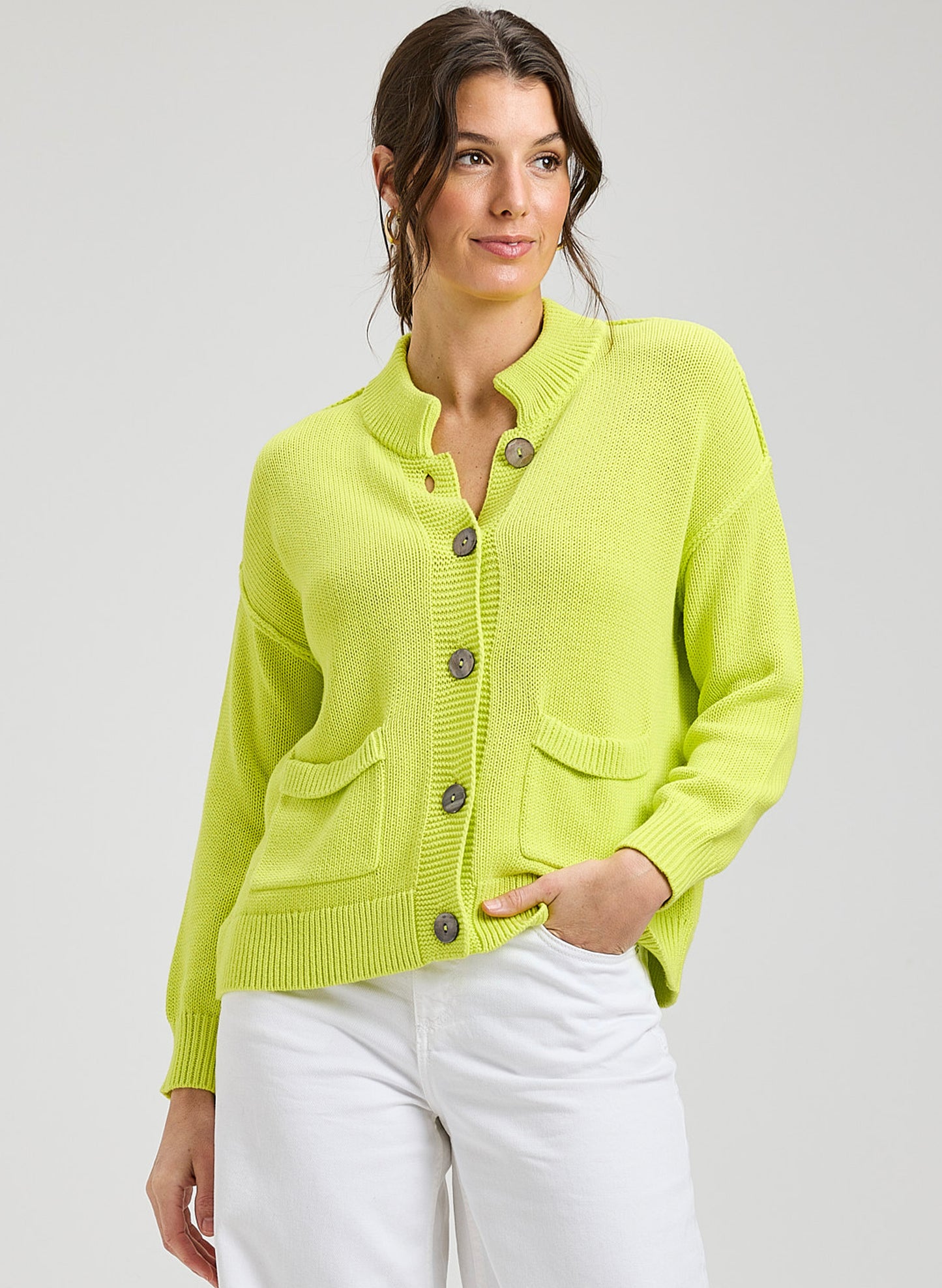 Zaket & Plover - Old Money Cardi - Citrus