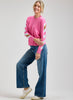 Zaket & Plover Zaket & Plover - Arm Band Sweater - Bubblegum available at The Good Life Boutique
