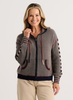 Zaket & Plover Zaket & Plover - Birdseye Hoodie - Dark Denim available at The Good Life Boutique