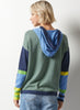 Zaket & Plover Zaket & Plover - Birdseye Hoodie - Denim available at The Good Life Boutique