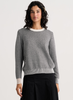Zaket & Plover - Birdseye Sweater - Snow