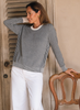 Zaket & Plover - Birdseye Sweater - Snow