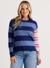 Zaket & Plover - Bold Stripe Sweater - Ocean