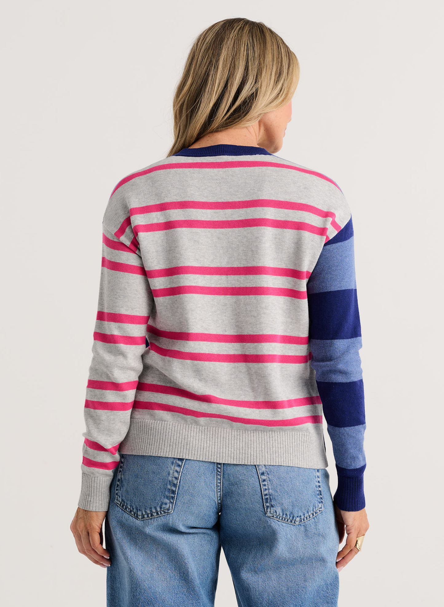 Zaket & Plover - Bold Stripe Sweater - Ocean