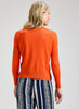 Zaket & Plover Zaket & Plover - Button Angle Sweater - Flame available at The Good Life Boutique