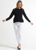 Zaket & Plover Zaket & Plover - Button Detail Sweater - Black available at The Good Life Boutique