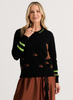 Zaket & Plover Zaket & Plover - Cheeky Cat Sweater - Black available at The Good Life Boutique