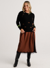 Zaket & Plover Zaket & Plover - Cheeky Cat Sweater - Black available at The Good Life Boutique