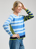 Zaket & Plover Zaket & Plover - Crazy Stripe - Powder available at The Good Life Boutique
