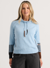 Zaket & Plover Zaket & Plover - Drawcord Sweater - Artic available at The Good Life Boutique