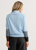 Zaket & Plover Zaket & Plover - Drawcord Sweater - Artic available at The Good Life Boutique