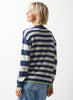 Zaket & Plover Zaket & Plover - Essential Stripe Crew - Denim available at The Good Life Boutique