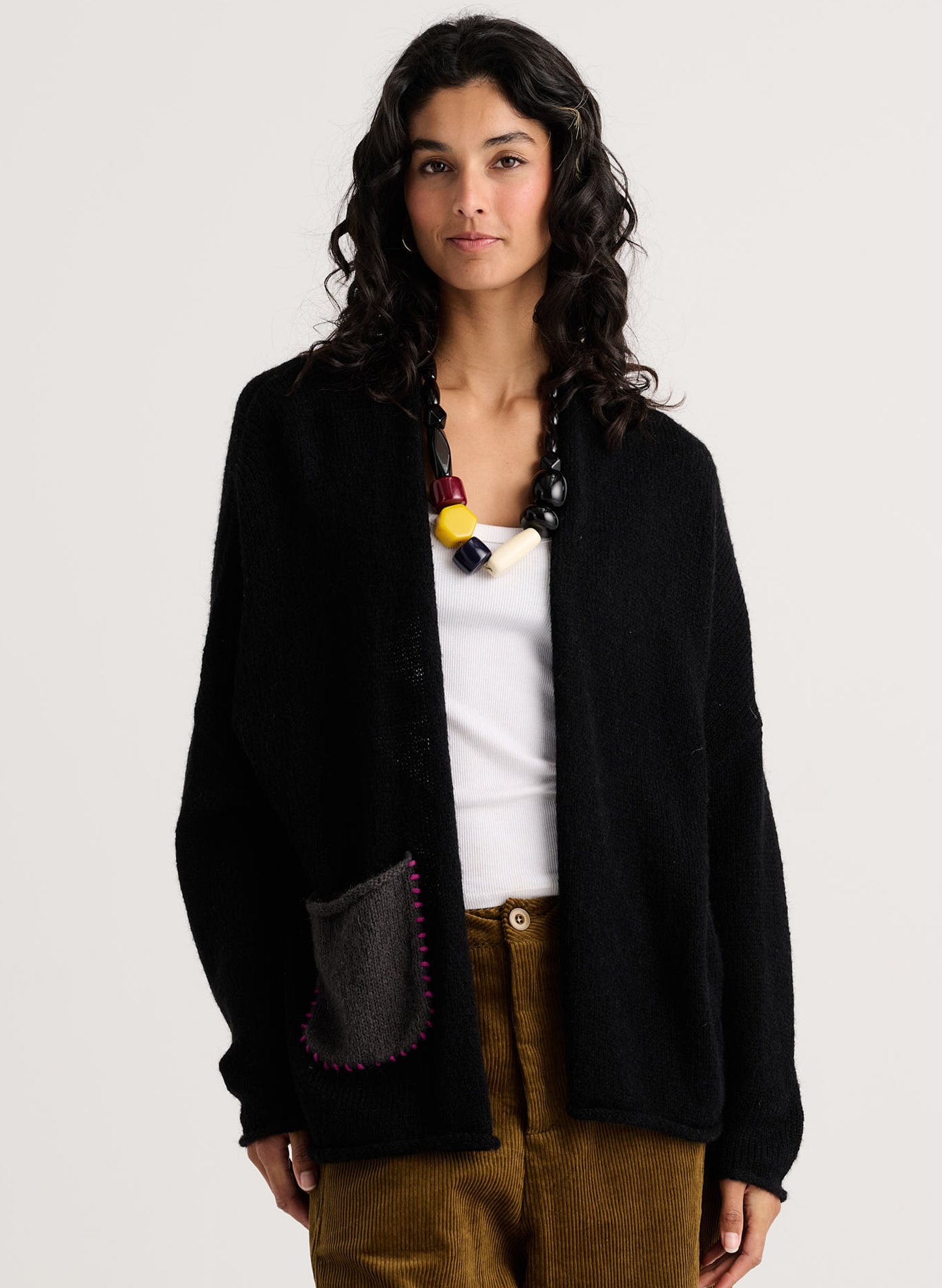 Zaket & Plover - Eye Spy Cardi - Black