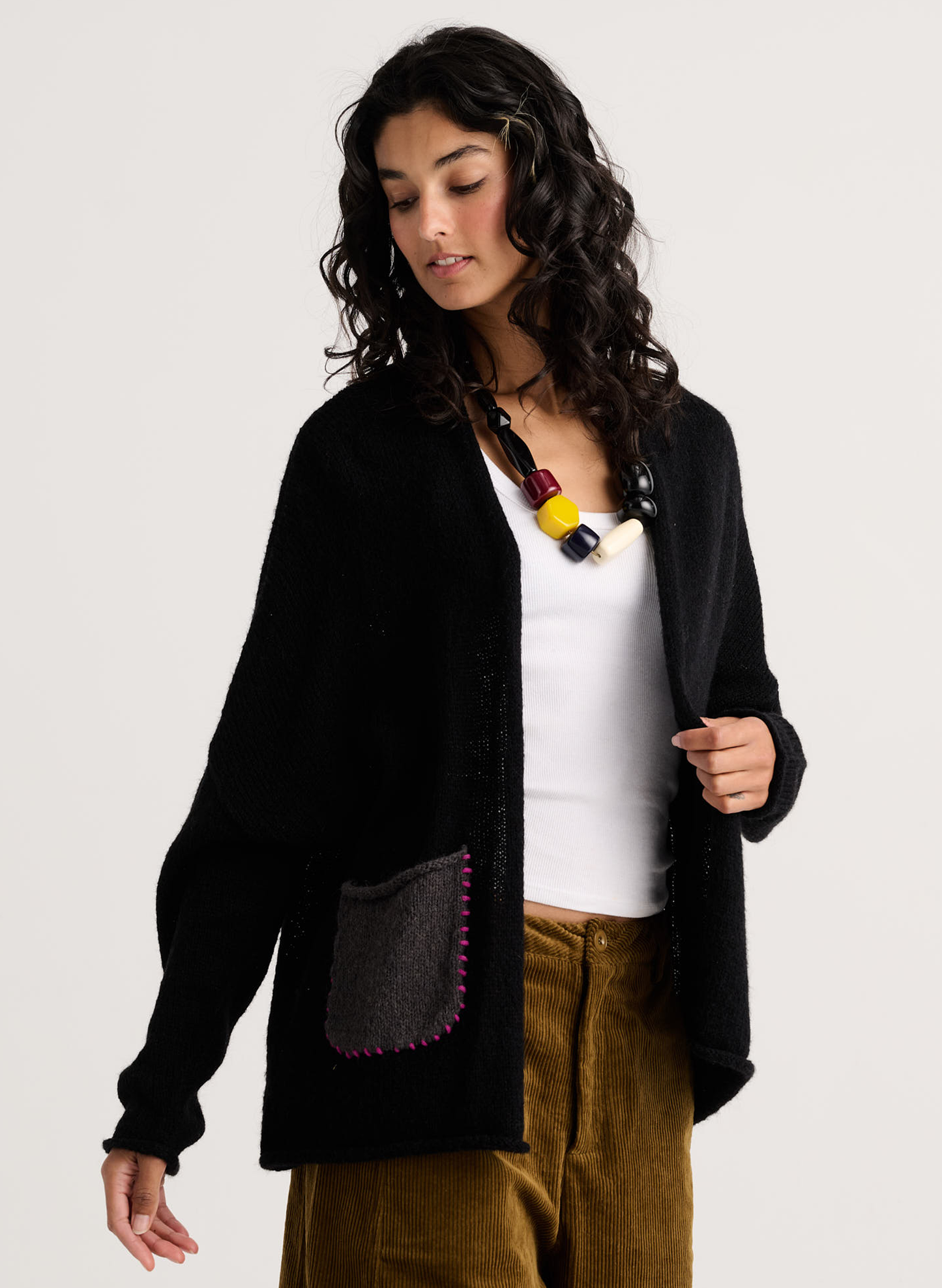 Zaket & Plover - Eye Spy Cardi - Black