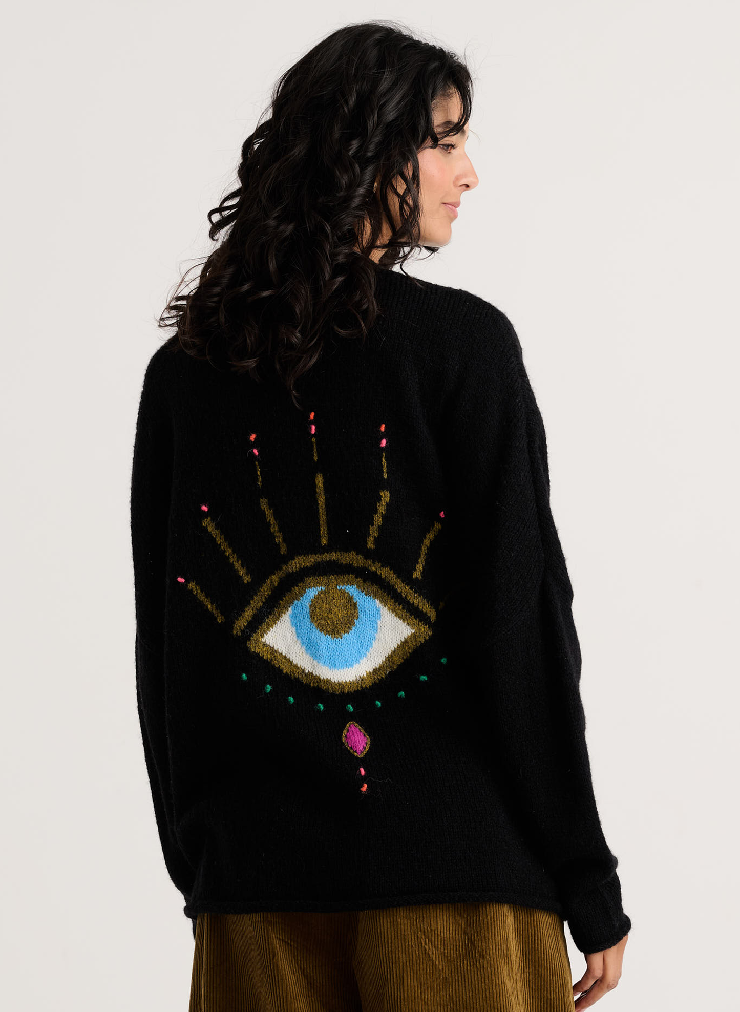 Zaket & Plover - Eye Spy Cardi - Black