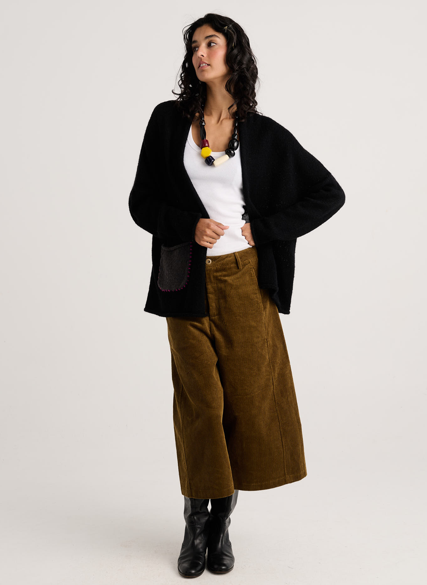 Zaket & Plover - Eye Spy Cardi - Black