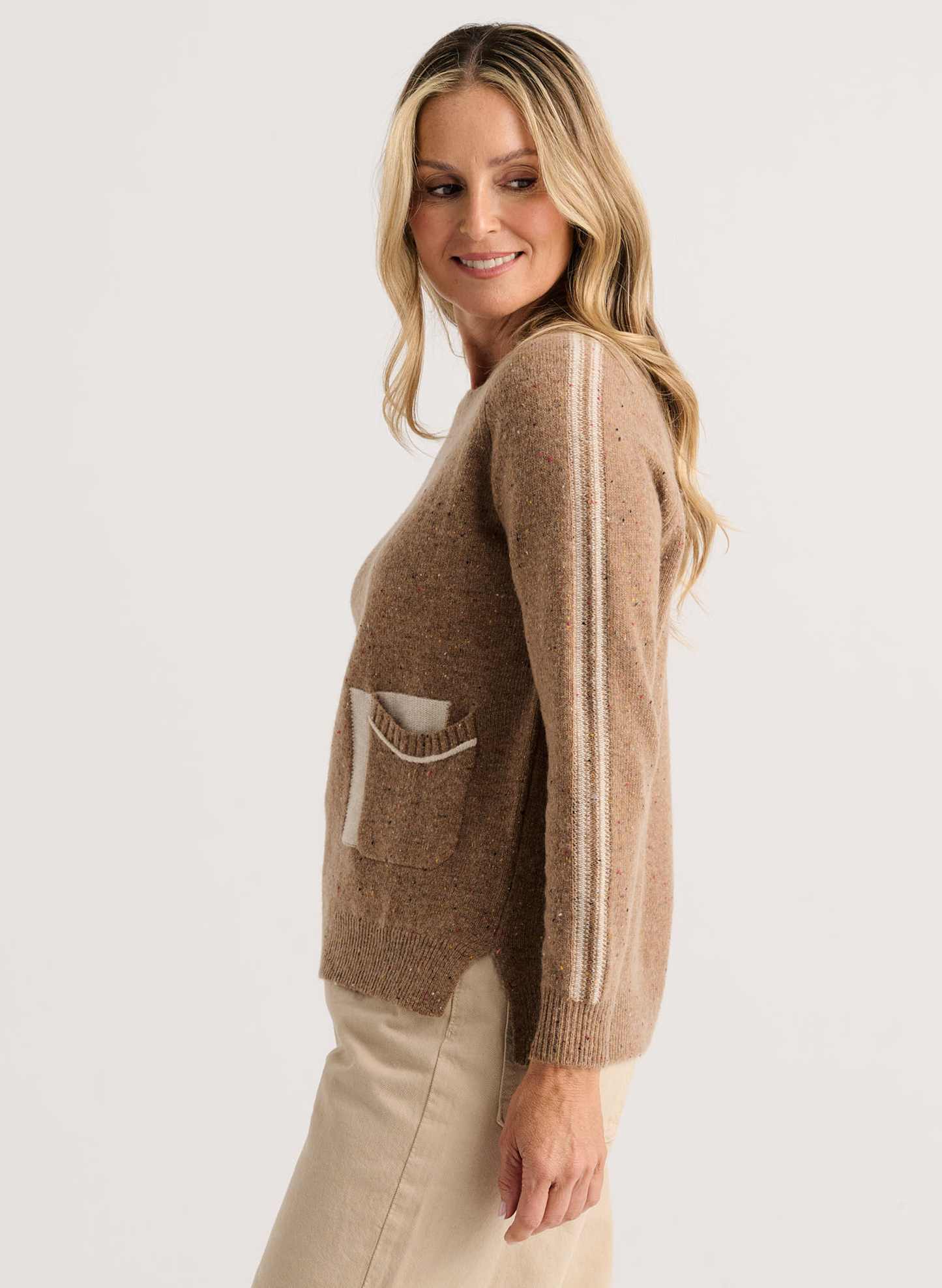 Zaket & Plover - Fleck Sweater - Hazel