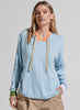 Zaket & Plover Zaket & Plover - Fun Hoodie - Sky available at The Good Life Boutique