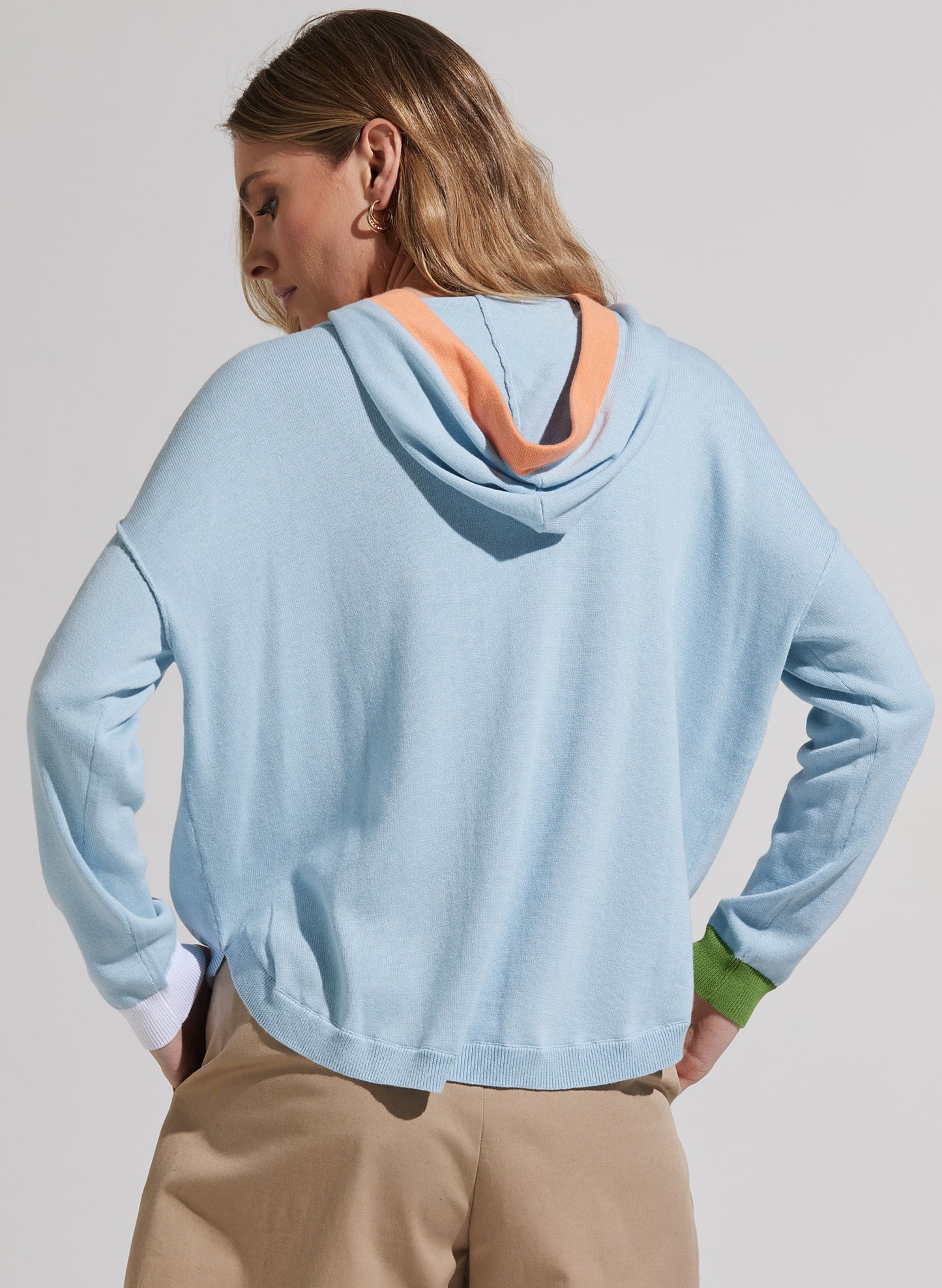 Zaket & Plover Zaket & Plover - Fun Hoodie - Sky available at The Good Life Boutique