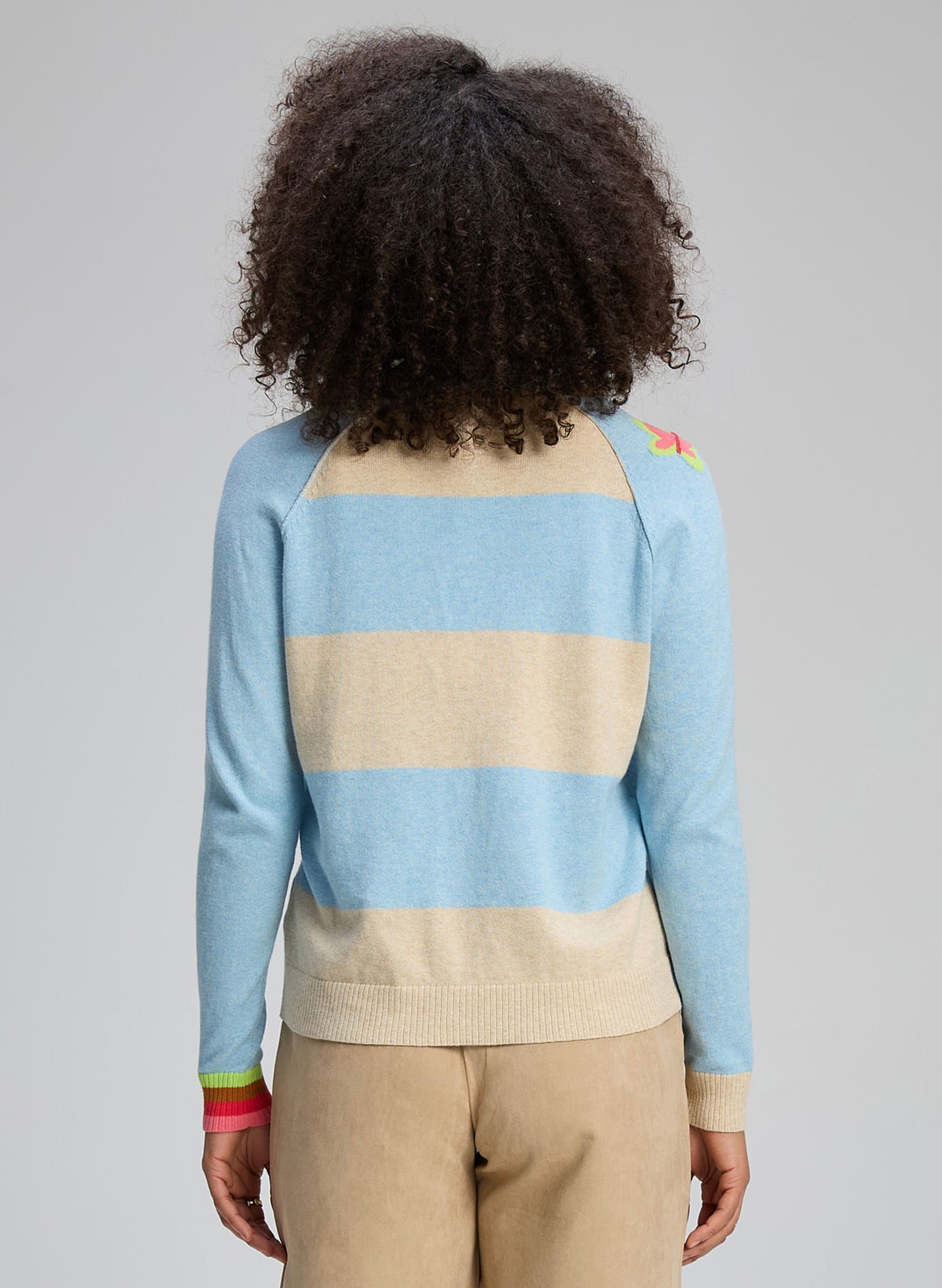 Zaket & Plover - Good Vibes Cardi - Sky