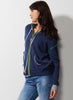 Zaket & Plover Zaket & Plover - Handcraft Hoodie - Denim available at The Good Life Boutique