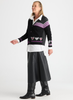 Zaket & Plover Zaket & Plover - Hearts Cardi - Black available at The Good Life Boutique