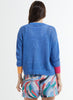 Zaket & Plover Zaket & Plover - Holey Cardi - Blue available at The Good Life Boutique