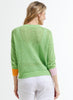 Zaket & Plover Zaket & Plover - Holey Cardi - Lime available at The Good Life Boutique