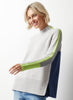 Zaket & Plover Zaket & Plover - Intarsia Funnel Neck - Marl available at The Good Life Boutique