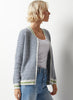 Zaket & Plover Zaket & Plover - Jacquard Bomber Jacket - Ice Combo available at The Good Life Boutique