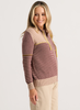 Zaket & Plover - Knit Zip Cardi - Biscuit