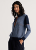 Zaket & Plover - Knit Zip Cardi - Dark Denim