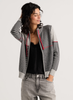 Zaket & Plover - Knit Zip Cardi - Marl