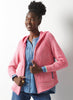 Zaket & Plover Zaket & Plover - Mouline Hoodie - Pink available at The Good Life Boutique