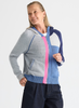 Zaket & Plover Zaket & Plover - Plaited Zip-Up Hoodie - Jean available at The Good Life Boutique