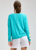 Zaket & Plover - Roll Trim Sweater - Aqua