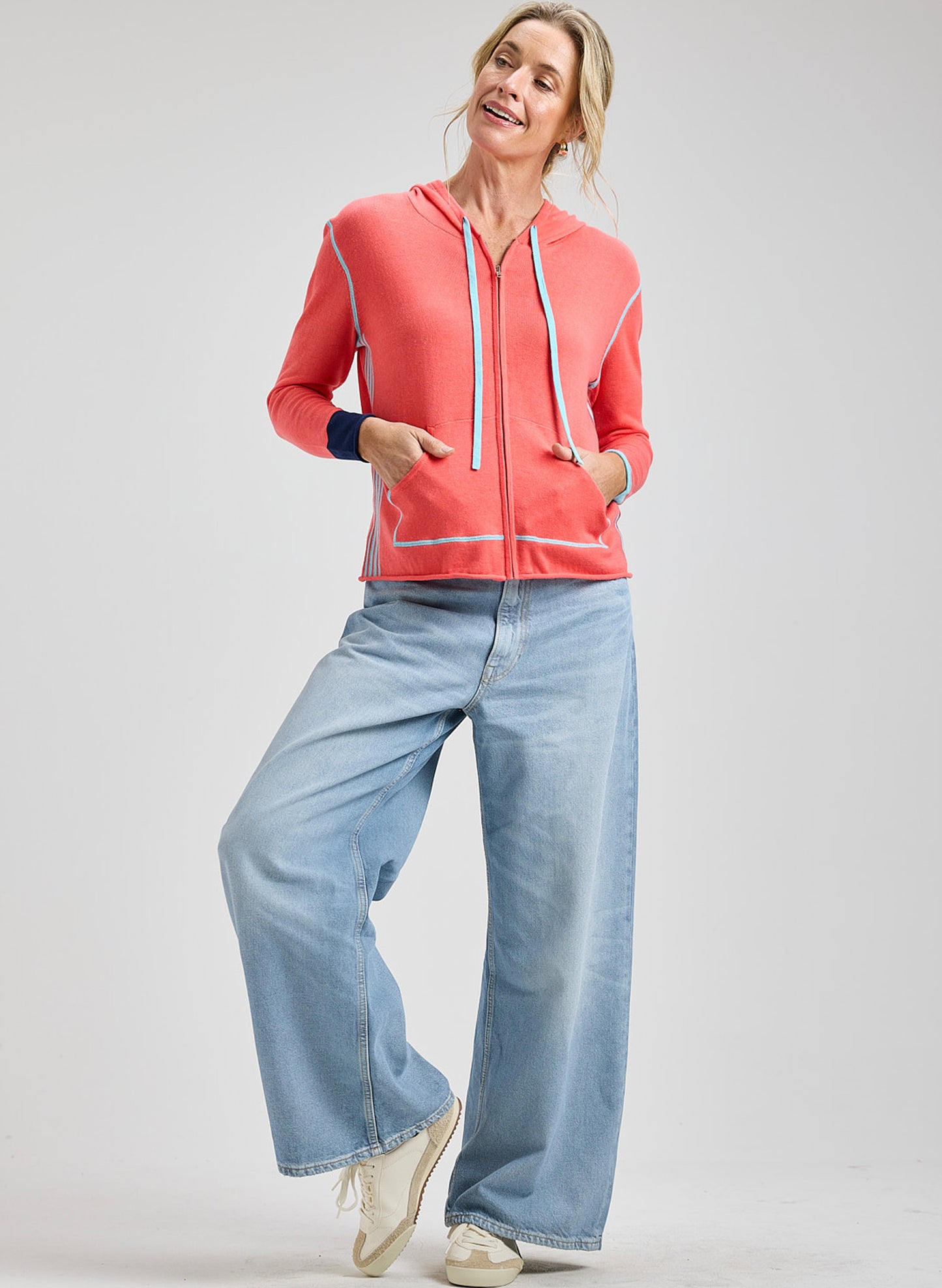 Zaket & Plover - Sports Hoodie - Coral