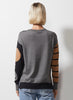 Zaket & Plover Zaket & Plover - Spot On Stripes Sweater - Cloud available at The Good Life Boutique