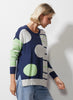 Zaket & Plover Zaket & Plover - Spot On Stripes Sweater - Denim available at The Good Life Boutique