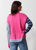 Zaket & Plover Zaket & Plover - Spot On Stripes Sweater - Pink available at The Good Life Boutique