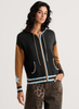 Zaket & Plover - Stars Zip-Up Hoodie - Charcoal