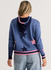 Zaket & Plover - Stars Zip-Up Hoodie - Ink