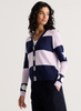 Zaket & Plover Zaket & Plover - Stars & Spots Cardi - Ink available at The Good Life Boutique