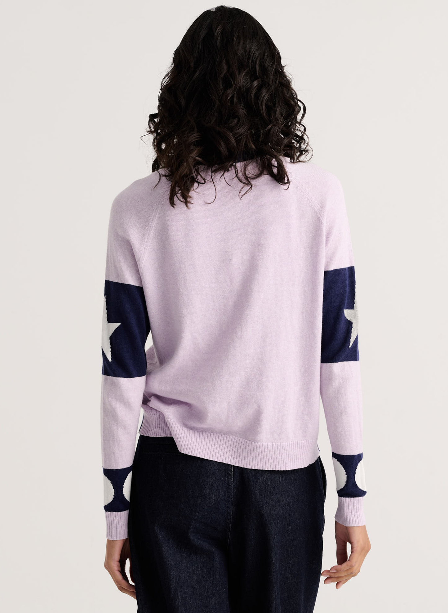 Zaket & Plover Zaket & Plover - Stars & Spots Cardi - Ink available at The Good Life Boutique