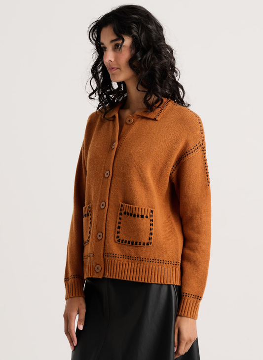 Zaket & Plover Zaket & Plover - Tailored Jacket - Caramel available at The Good Life Boutique