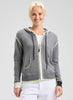 Zaket & Plover Zaket & Plover - Threaded Hoodie - Cloud available at The Good Life Boutique